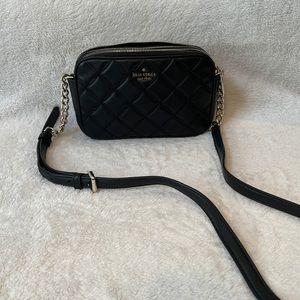 Kate Spade New York Natalia Quilted Smooth Leather Double Zip Crossbody